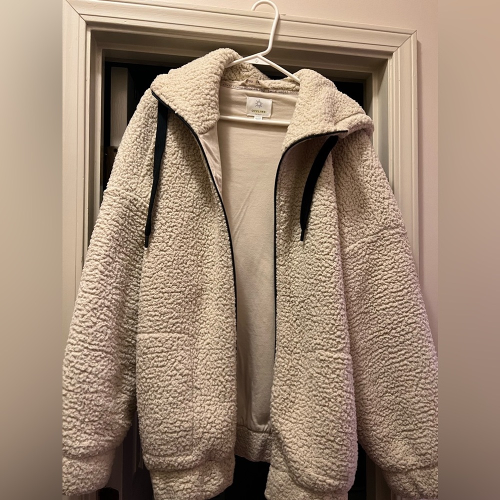 Aerie Sherpa zip up